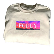 Load image into Gallery viewer, Beige Sweatshirt Sunset Crew neck foddy indianapolis