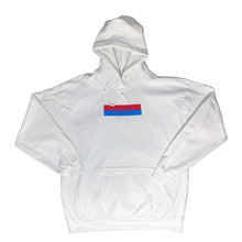 Load image into Gallery viewer, White Split Box Classic Hoodie Indianapolis Streetwear
