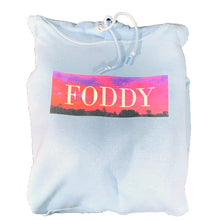 Load image into Gallery viewer, Men's Light Blue Cotton Hoodie for Streetwear