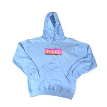 Load image into Gallery viewer, Men's Light Blue Cotton Hoodie for Streetwear