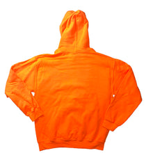 Load image into Gallery viewer, Orange Hoodie with Foddy Indianapolis Streetwear Logo Inside Diamond Shape
