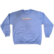 Load image into Gallery viewer, UNC Blue Sweatshirt, Embroidered UNC Blue Crew Neck, Cloud Logo