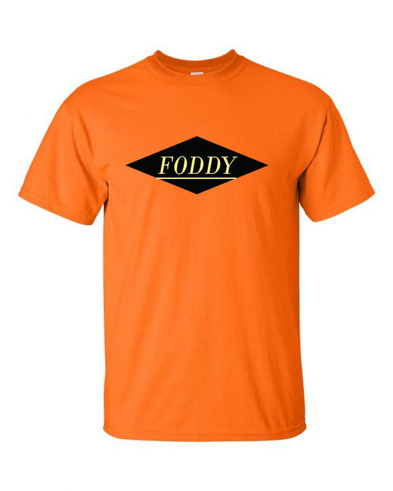 Orange T-Shirt with Foddy Indianapolis Logo